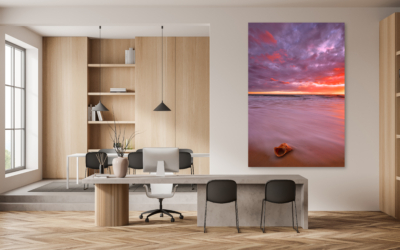 The Serene Influence of Ocean and Beach Scenes in Landscape Photography Wall Art
