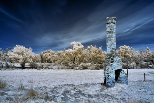 Hill End IR 720 NM  Wall Art